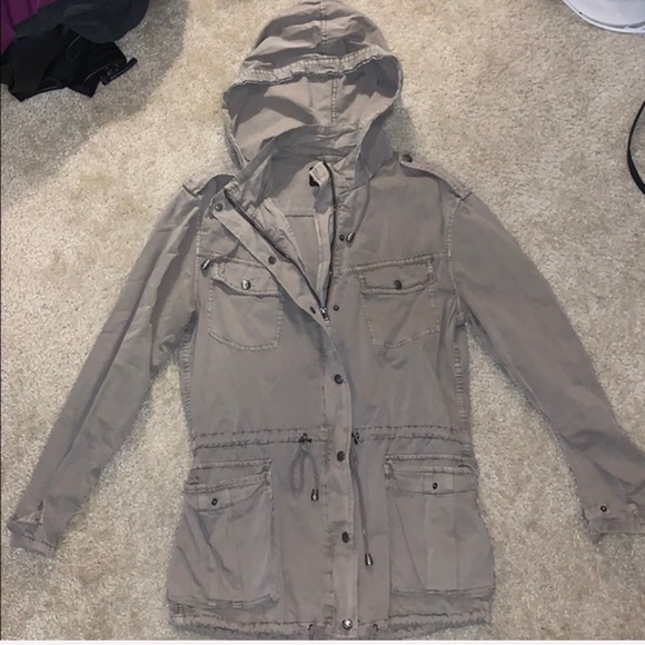 Beige Utility Jacket - Picture 1 of 1